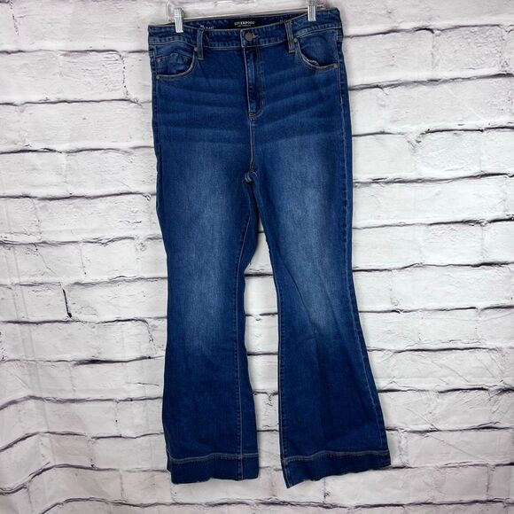 Liverpool Los Angeles The High-Rise Flare Jeans | Size 14 / 32 - Picture 2 of 8